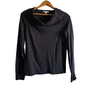 JAMES PERSE Black Cowlneck Top 2